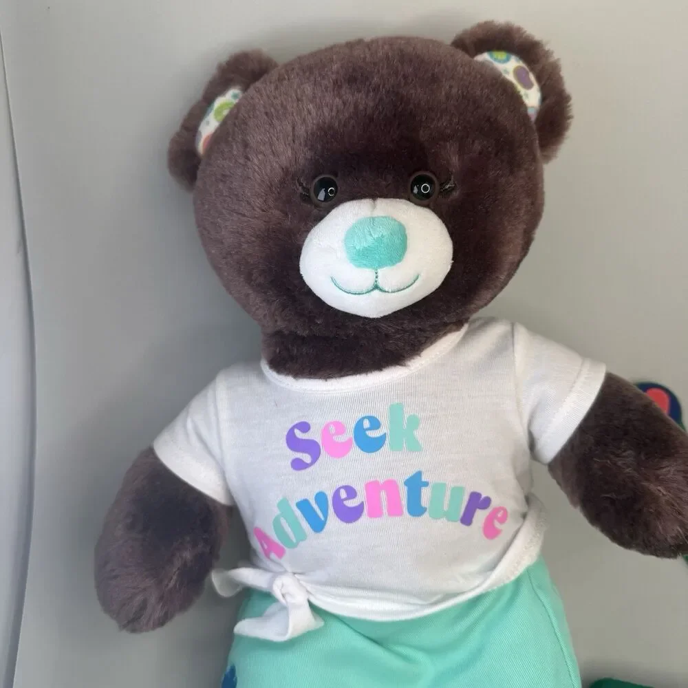 Build A Bear Girl Scout Brownie Thin Mint Sash Skort 2024 Plush EUC